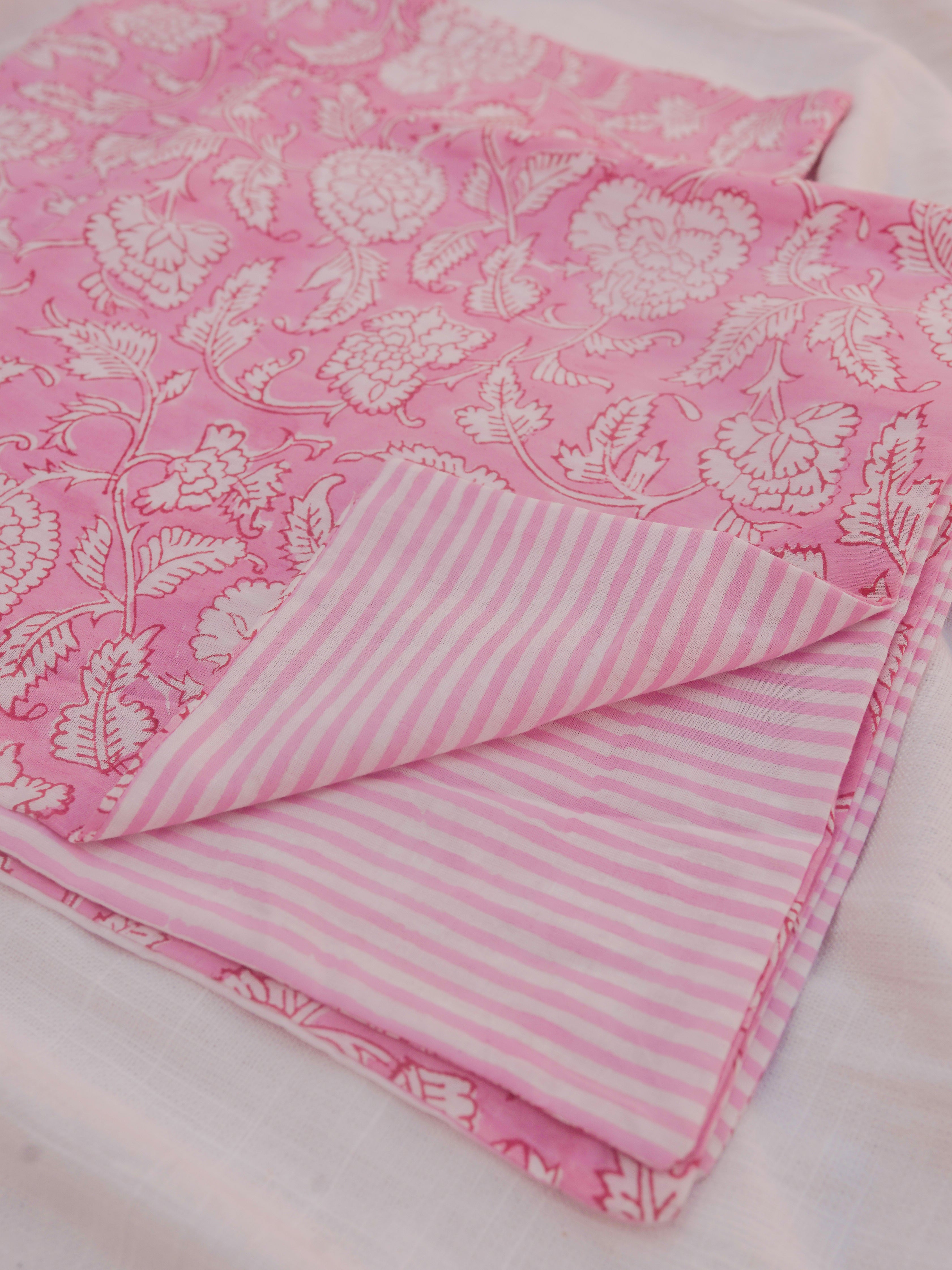 Pink Cotton Scarf Handmade Cotton Scarves Cape Town Studio Duo